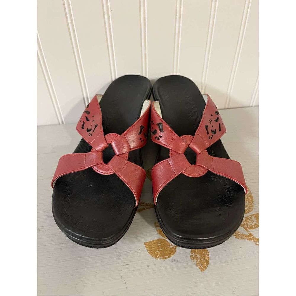 Red Wing shoes red leather sz 9D